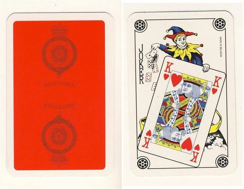 Джокер из колоды карт игральных Британия