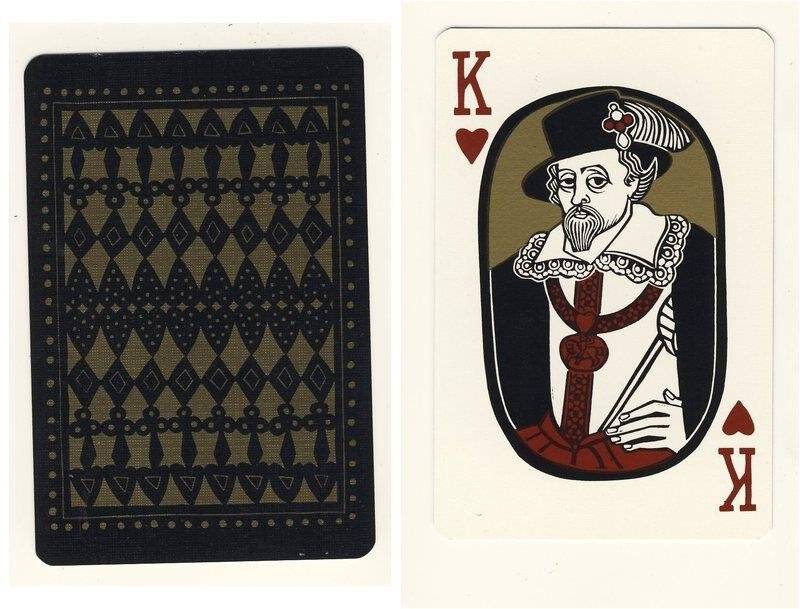 Король червей из колоды карт игральных Шотландские исторические