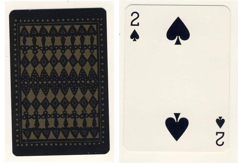 Двойка пик из колоды карт игральных Шотландские исторические