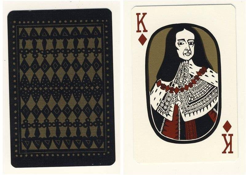 Король бубен из колоды карт игральных Шотландские исторические