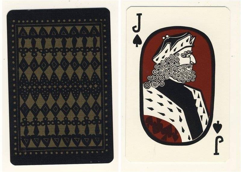 Валет пик из колоды карт игральных Шотландские исторические