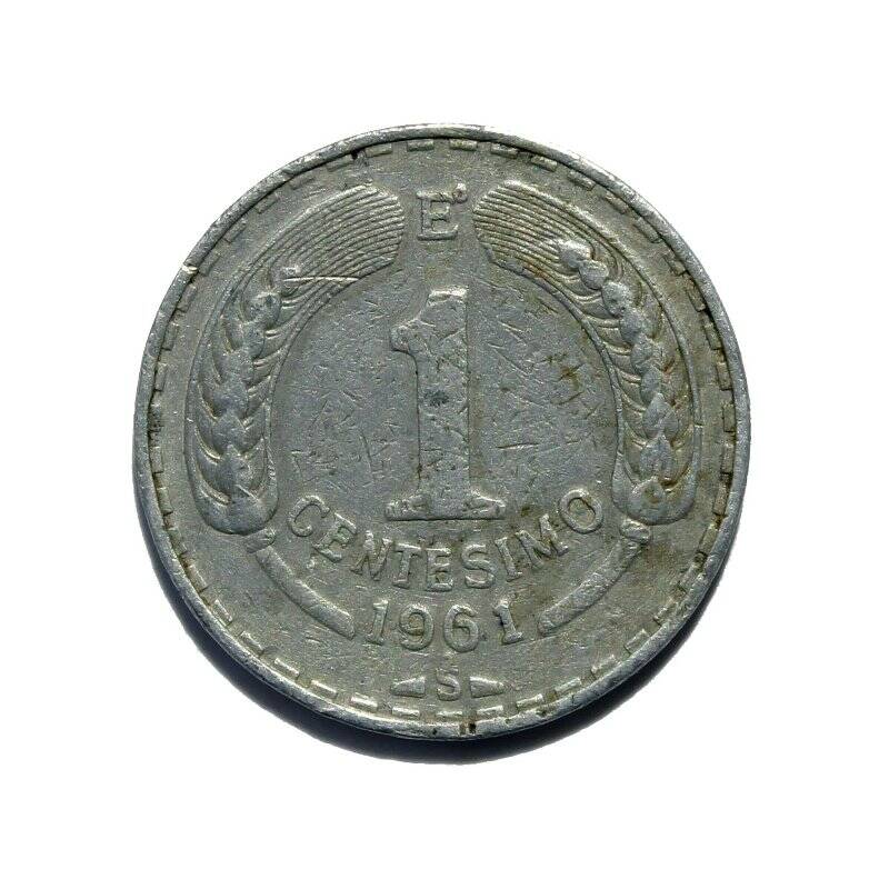 Монета 1 сентесимо