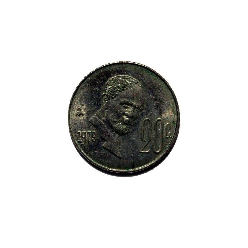 Монета 20 сентаво