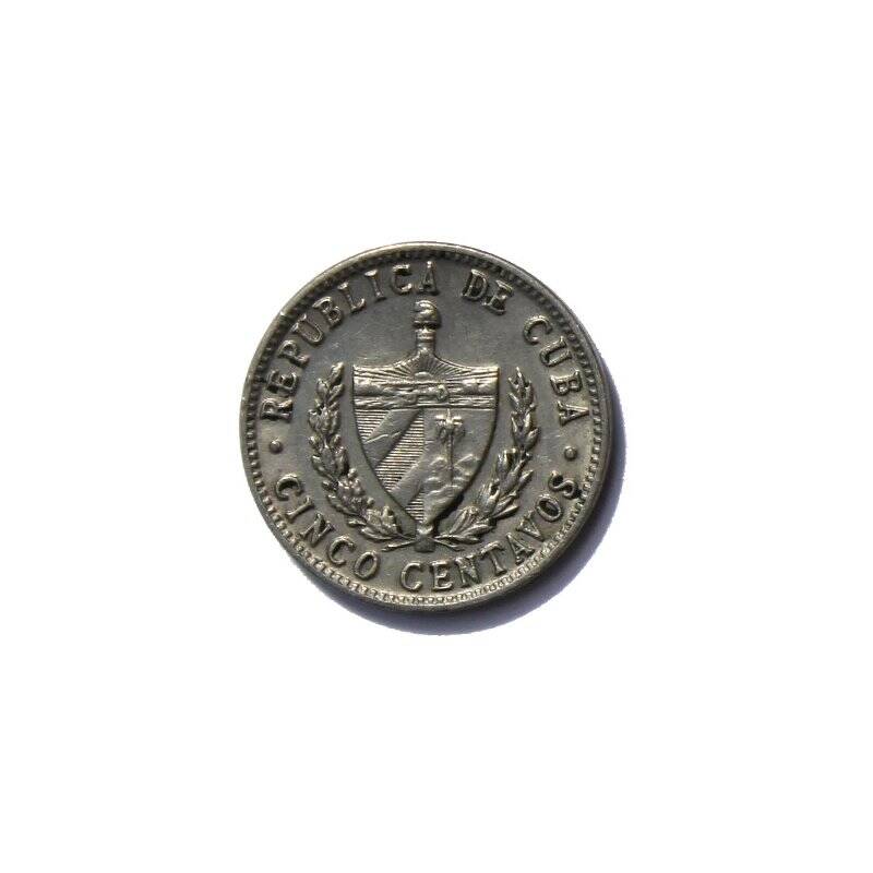 Монета 5 сентаво.