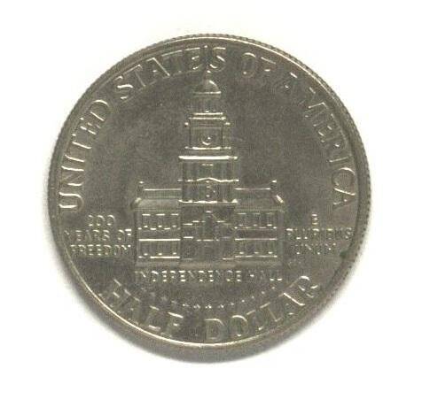 Монета памятная. 1/2 доллара «200 лет Свободы».