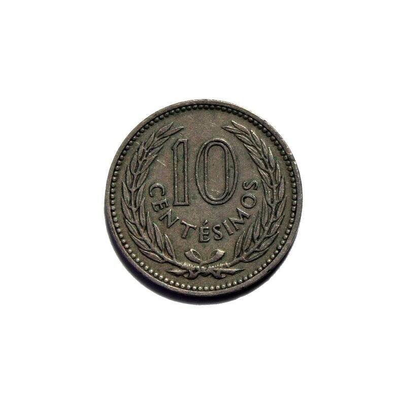 Монета 10 сентесимо