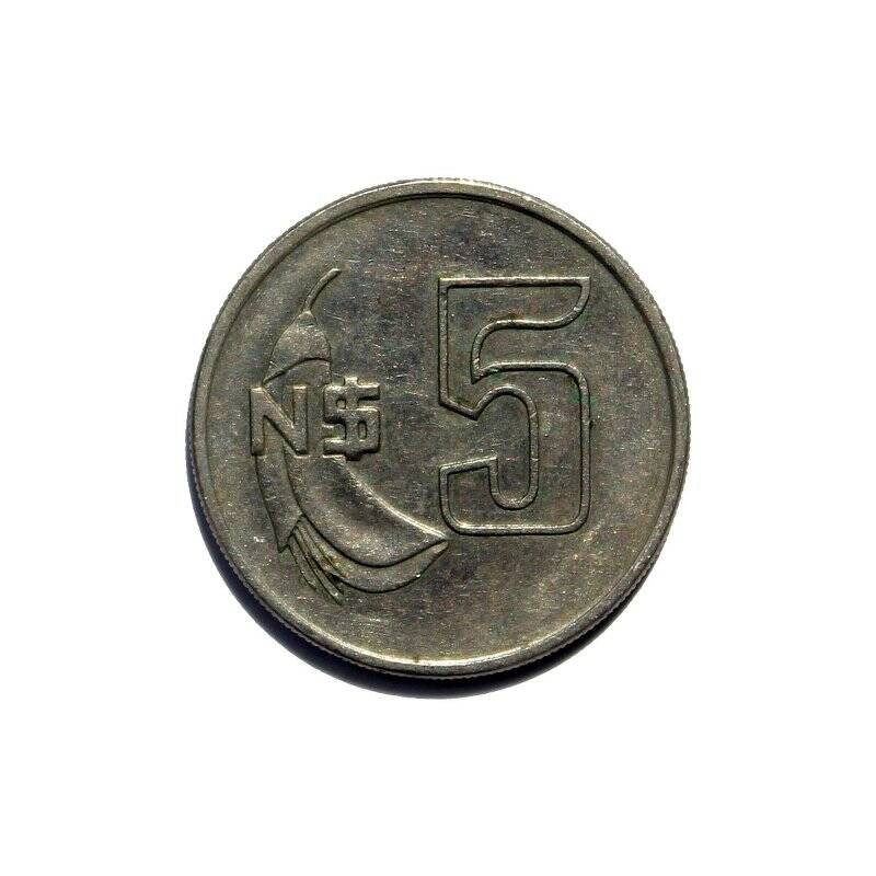 Монета 5 новых песо