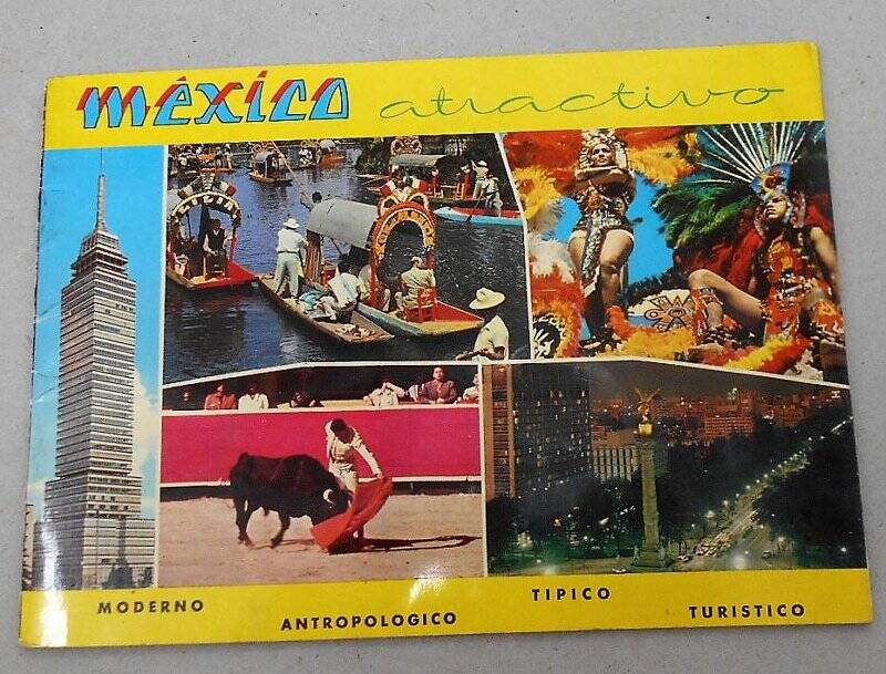Проспект рекламный. Mexico atractivo. Moderno. Antropologico. Tipico Turistico