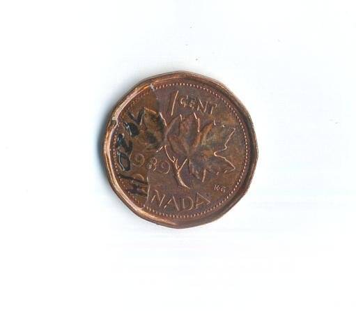 Монета. 1 цент. Елизавета II Реджина. Канада
