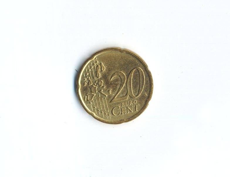 Монета. 20 евроцентов. Германия
