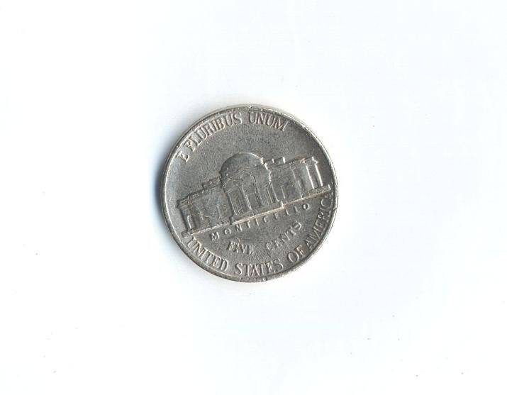 Монета. 5 центов. США