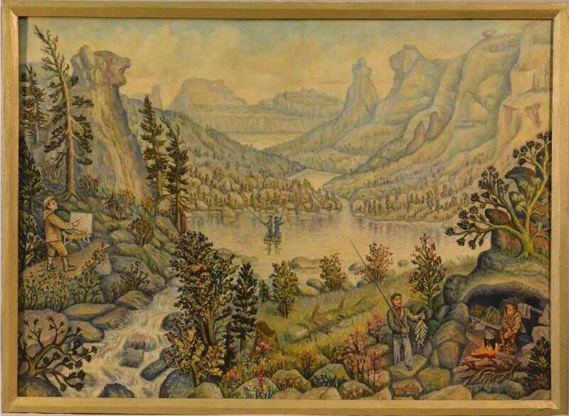 «Буйбийское озеро». Картина