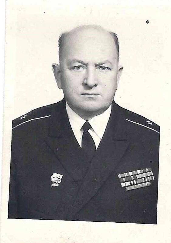 Фотография. Контр-адмирал В.П. Беляков