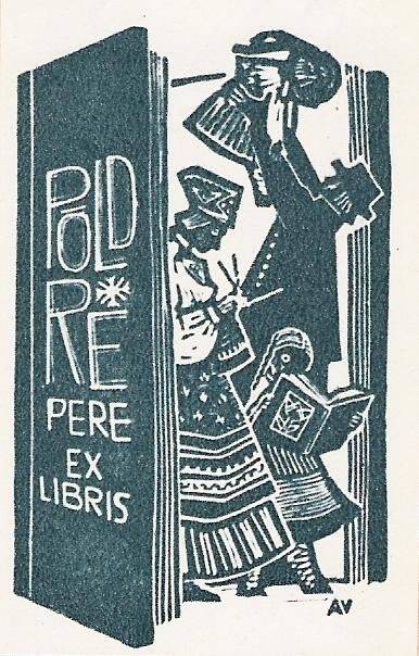 Экслибрис. Ex libris Pōldre pere