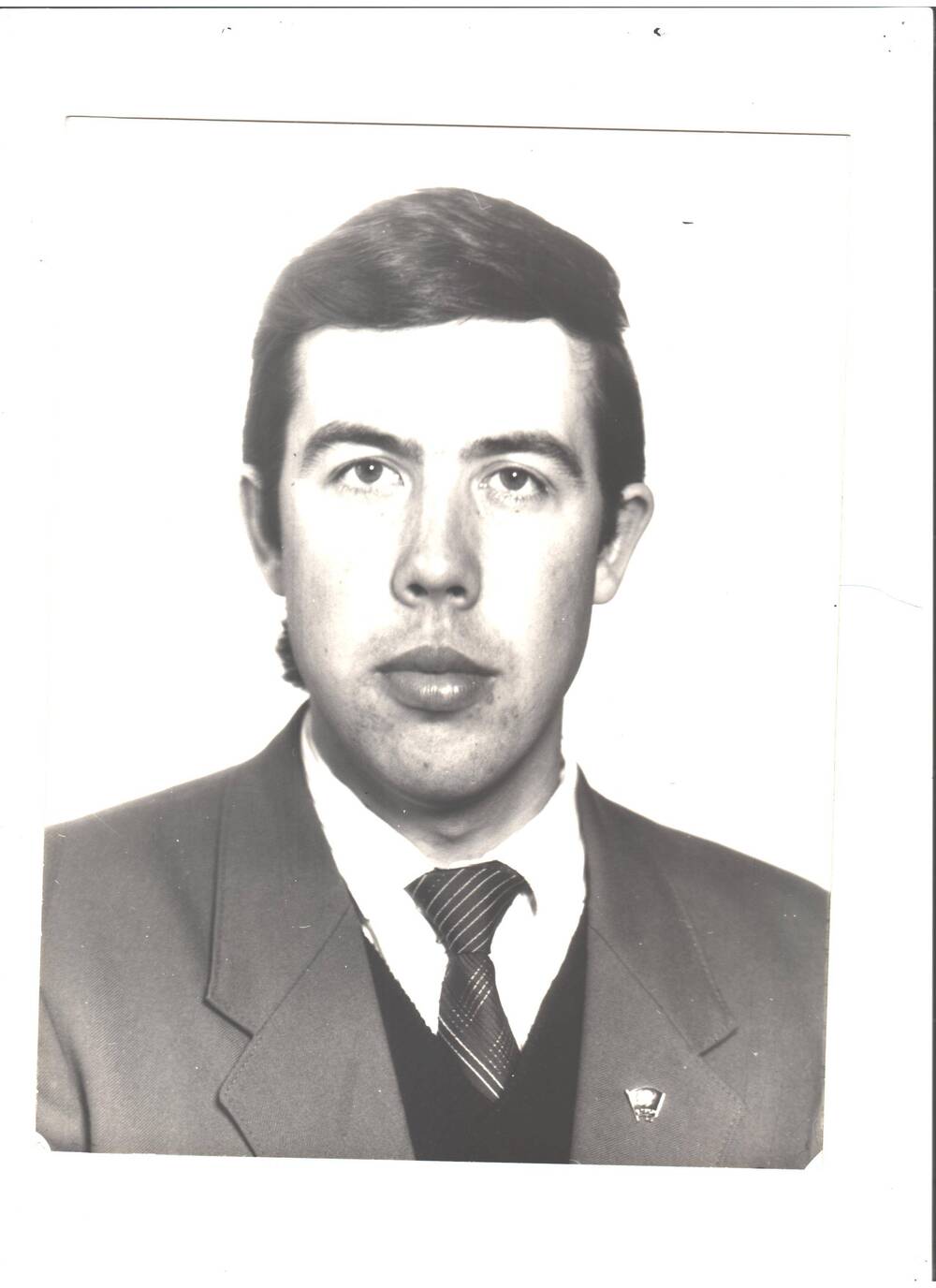Фото. Янгиров Г.Г. - побед. соц. соревн. 1989 года - водитель к-за им. XXII партсъезда