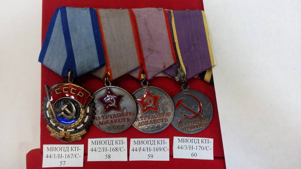 Медаль За трудовую доблесть № 11868 Стрельченко П.Н.