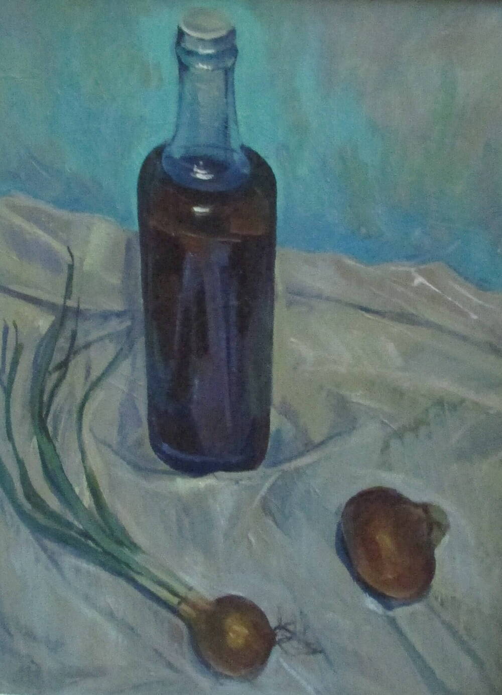 картина «Натюрморт с бутылкой»