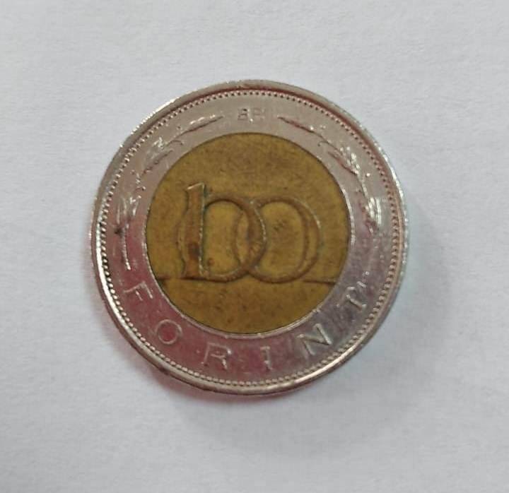 Монета. 100 FORINT 1997 г. Венгрия.