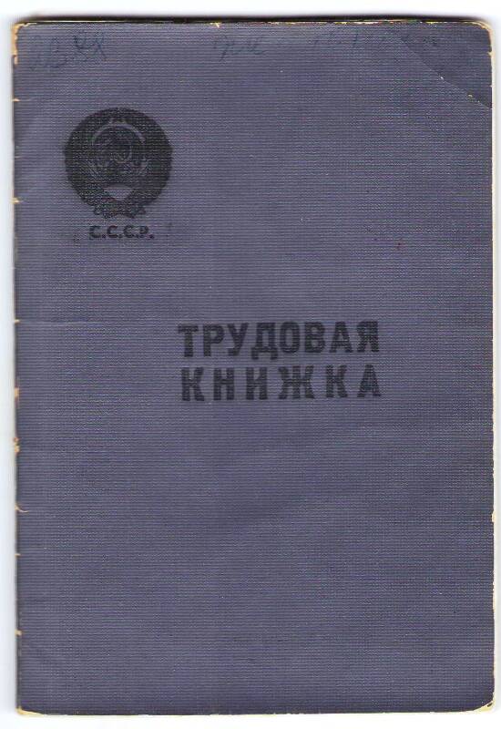 Трудовая книжка Желтонога Лариса Владимировна. Выдана 22.08.1966 г.