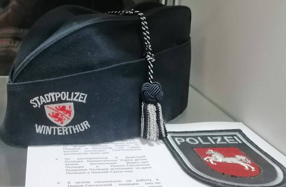 Пилотка полицейского Германии.