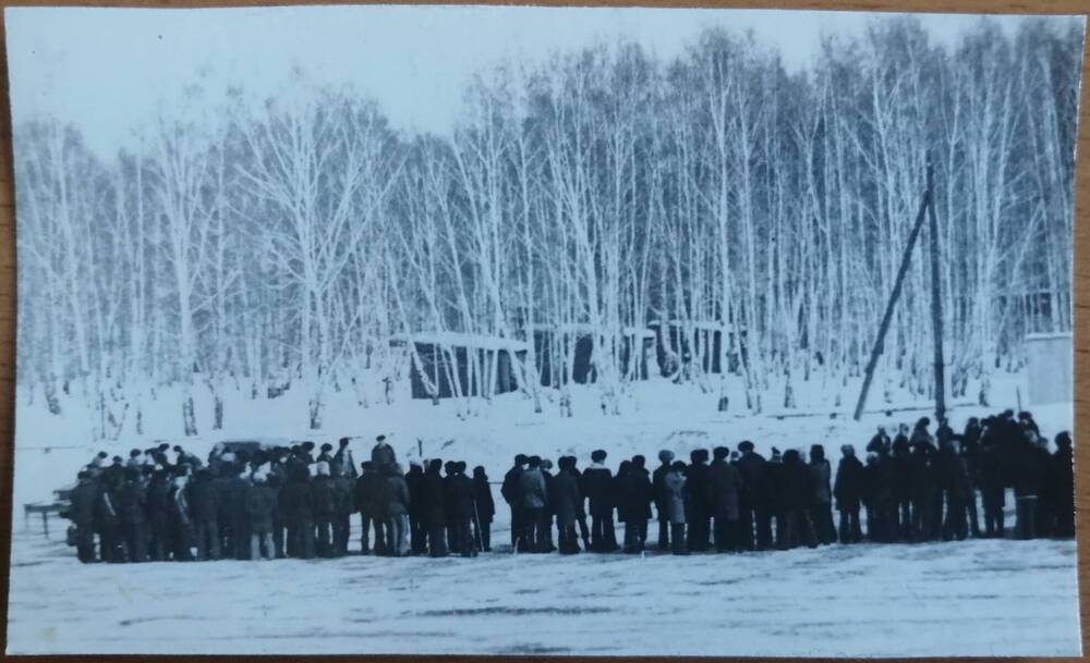 фотография построения в парке