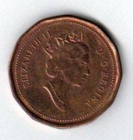 Монета. 1 цент.