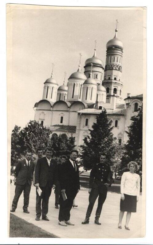 Фотография. Делегация Томской области на комсомольском съезде.