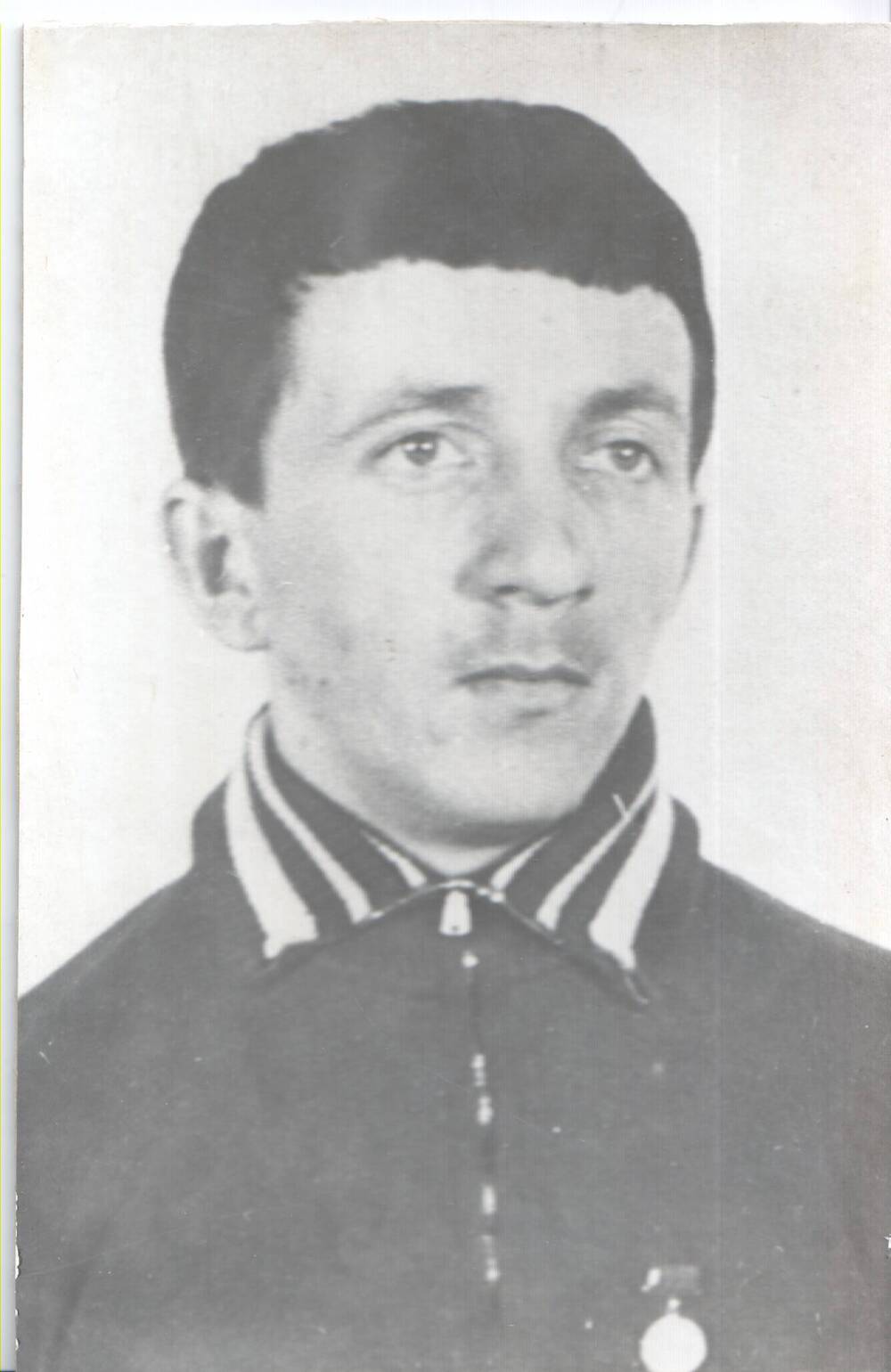 Фотопортрет. Дарьин Игорь Алексеевич – призер СССР по мотоспорту.