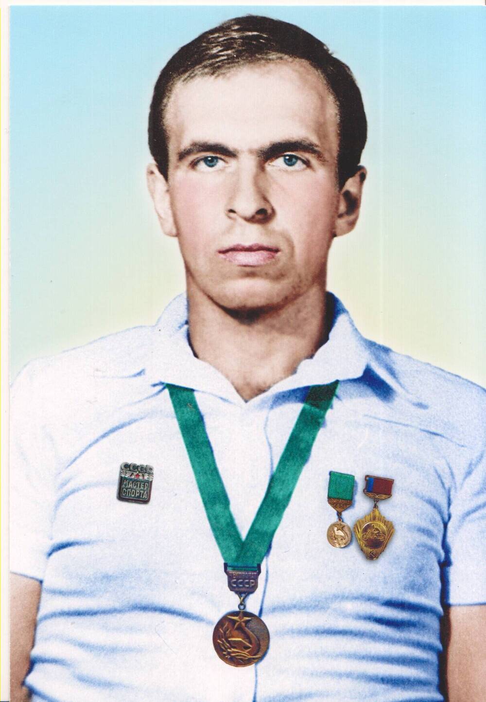 Фотопортрет.  Жуков Андрей Михайлович – призер СССР, РФ, мастер спорта СССР по мотоспорту.
