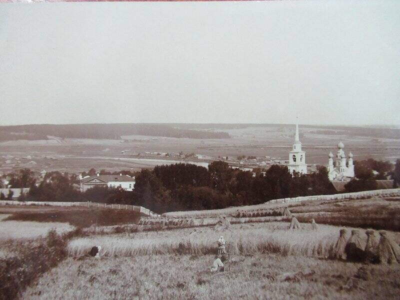 Фотография. Открытка. Вид села Ильинского