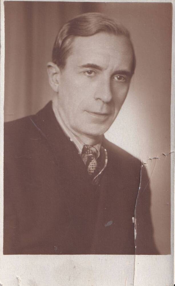 Фотография. Юрий Гельфер, брат Ольги Александровны Дианиной. 1957 г.