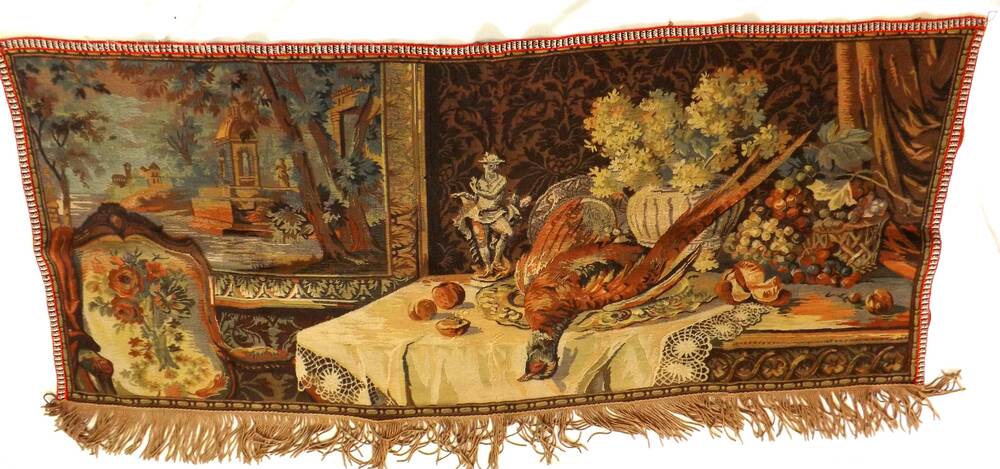 Ковер тканевый Натюрморт фазанами, 1663