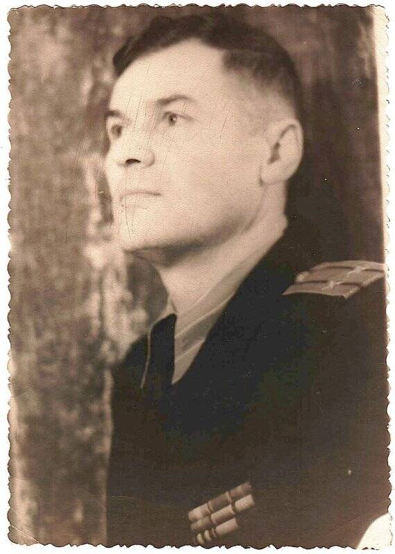 Фотография. Участник Великой Отечественной войны, капитан второго ранга Ананьин Николай Дмитриевич.