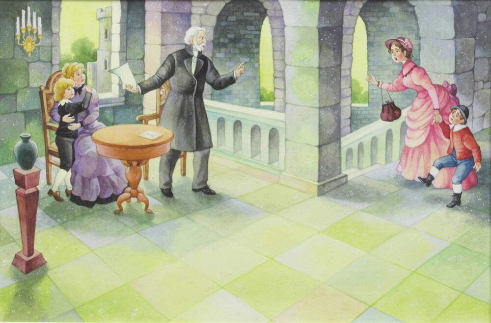 Иллюстрация к произведению Ф.Бёрнетт «Маленький лорд Фаунтлерой»