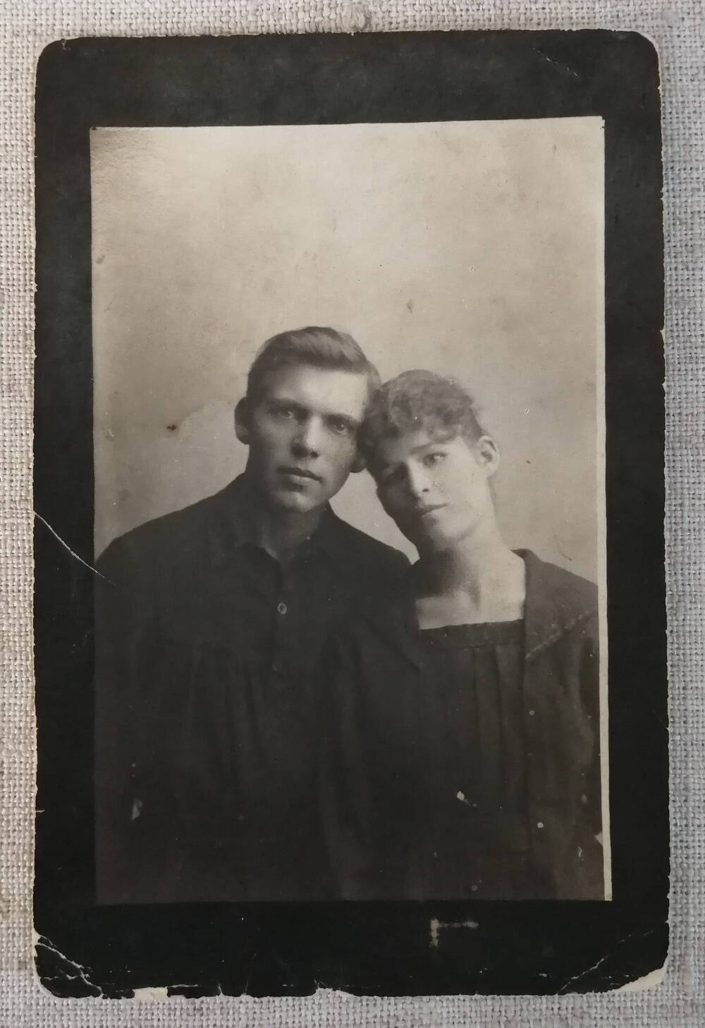 Фото. Скобелев Василий Георгиевич с супругой Марией. 1923 год.