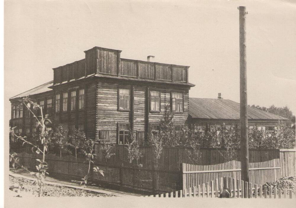 Фото. Детский сад на ул.Ленина 1949г. п. Лопатино.