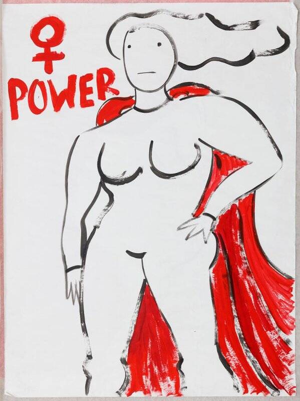 Women Power. Графика оригинальная