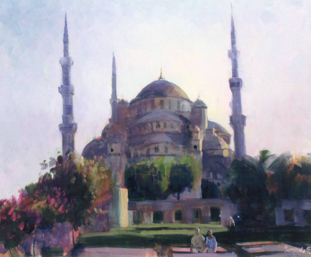 Картина Султан - Ахмед в Стамбуле