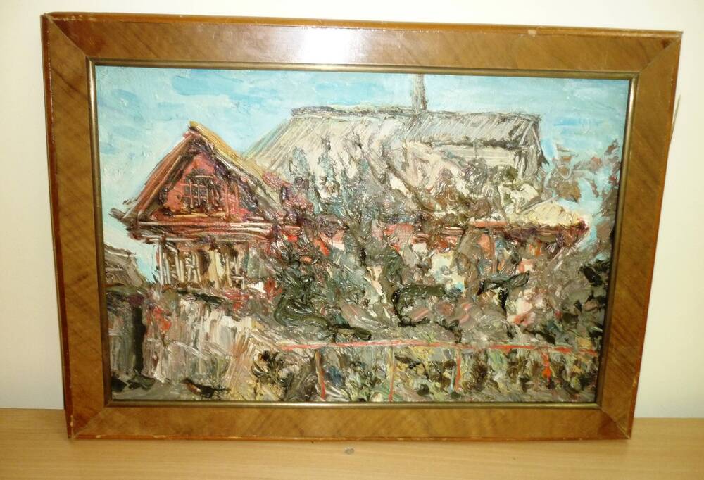 Картина Геннадия Ивановича Привалова  Дом Сытилина- дом творчества 