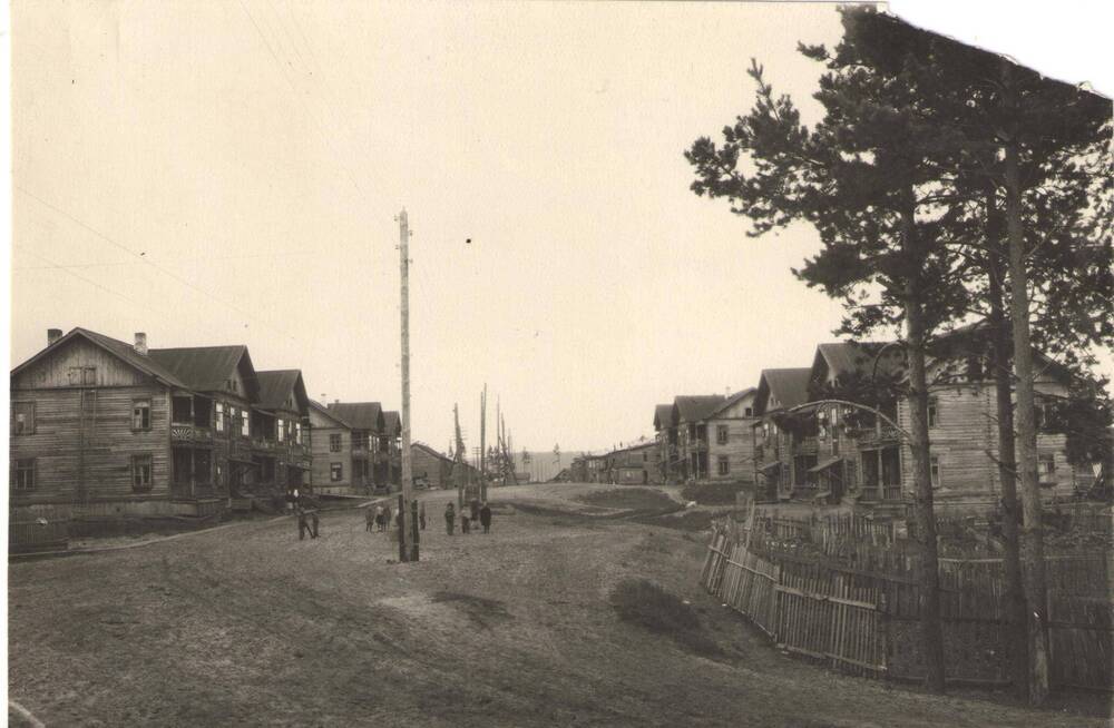 Фото. г. Волжск ,ул. Ленина 1948г.