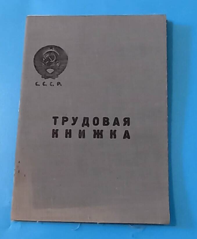 Трудовая книжка Шипунова Демьяна Абрамовича 1903 г.р