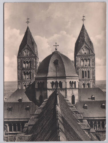 Карточка почтовая. Speyer, Dom, Blick auf Vierung und Ostturme (11-13. Jahrh.). Из собрания фотооткрыток Deutsche Dome 1, принадлежавшего Е.Я. Эфрон.