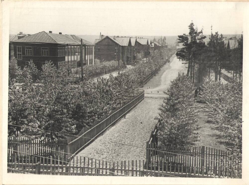 Фото. г. Волжск. ул. Ленина. 1951г.