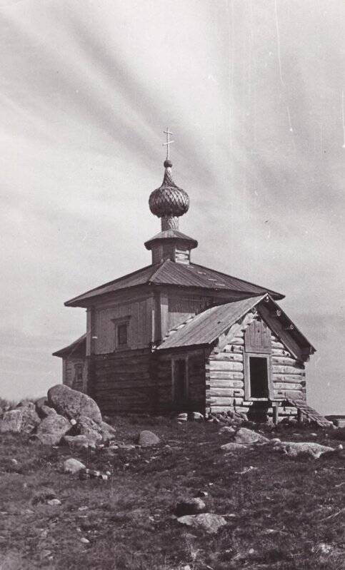 Церковь во имя святого апостола Андрея Первозванного на Большом Заяцком острове, 1702 г. Фотография.