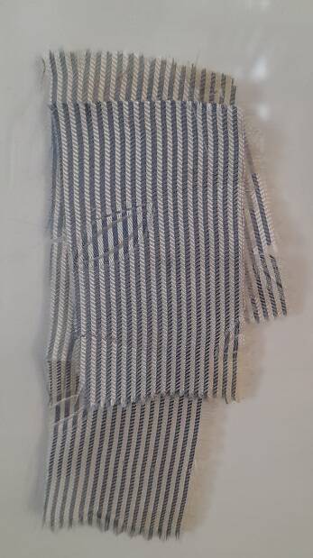 Образцы ткани из шёлка, продукция фабрик Богородского уезда, конец XIX века.