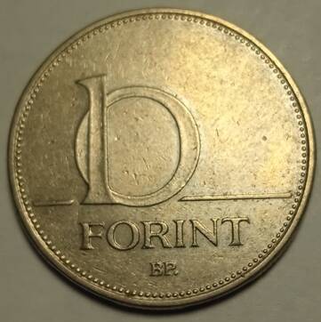 Монета  10 форинтов  1994 года  Венгрия
