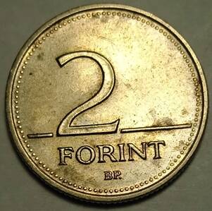 Монета  2  форинта  1996 года   Венгрия