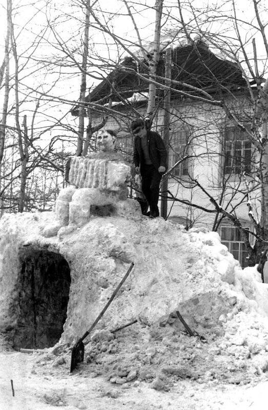 Негатив. По истории Алдана. Проводы русской зимы, 1976 г.