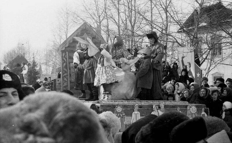 Негатив. По истории Алдана. Проводы русской зимы, 1976 г.