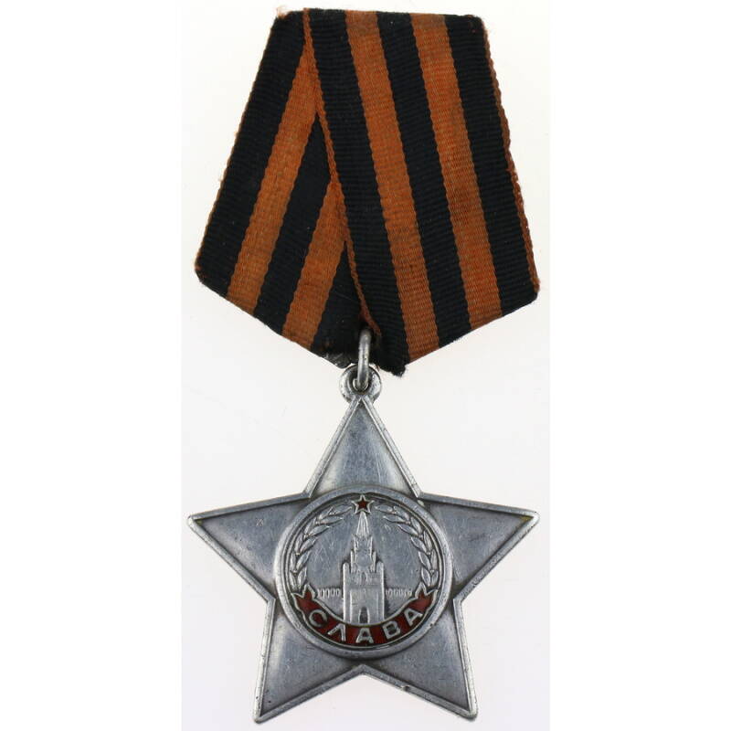 Орден Славы 3-й степени. Награда участника ВОВ Н.Т. Быкова
